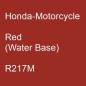 Preview: Honda-Motorcycle, Red (Water Base), R217M.